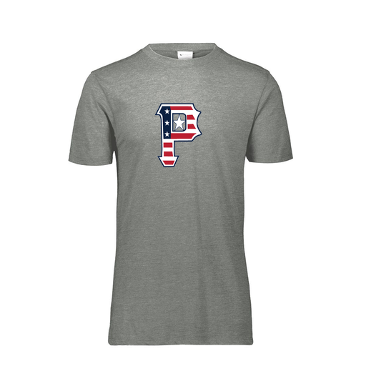 [FTSCUBGY-AS-LOGO1] Decker Men's Tri-Blend T-Shirt - Short Sleeve (Adult S, Gray, Logo 1)