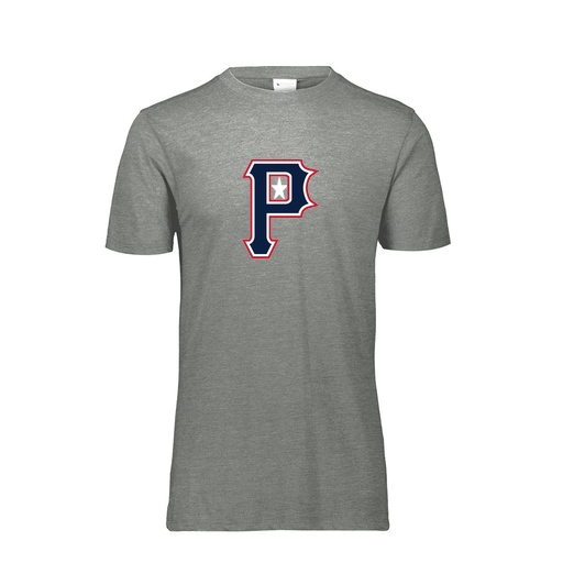 [FTSCUBGY-AS-LOGO3] Decker Men's Tri-Blend T-Shirt - Short Sleeve (Adult S, Gray, Logo 3)