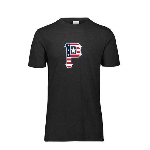 [FTSCUBBK-YS-LOGO1] Decker Youth Tri-Blend T-Shirt - Short Sleeve (Youth S, Black, Logo 1)