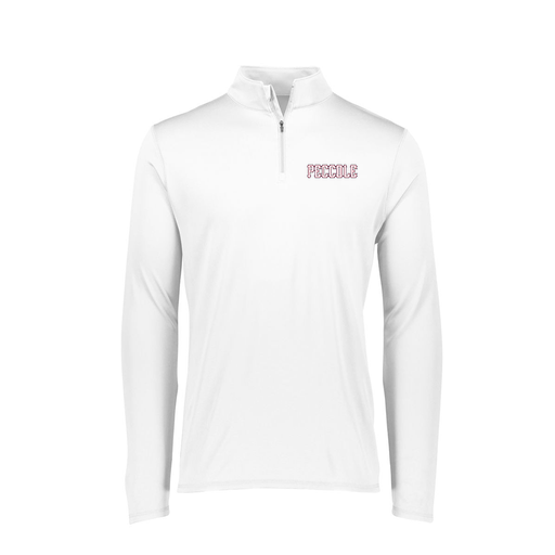 [FTLQFLWH-FAXS-LOGO2] Decker Women's Flex-Lite 1/4 Zip Shirt (Female Adult XS, White, Logo 2)