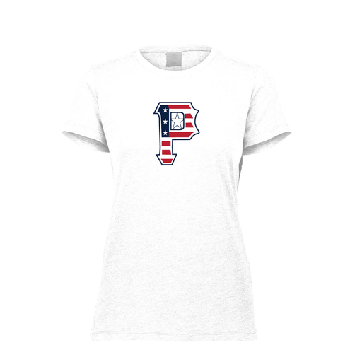 [FTSCUBWH-FAXS-LOGO1] Decker Women's Tri-Blend T-Shirt - Short Sleeve (Female Adult XS, White, Logo 1)