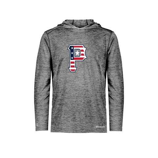 [FOLHCGBK-AS-LOGO1] Decker Men's Charge Hoodie (Adult S, Black, Logo 1)