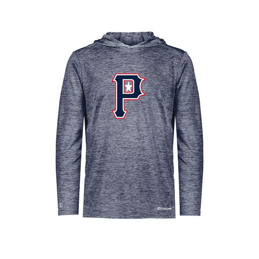 [FOLHCGNV-YS-LOGO3] Decker Youth Charge Hoodie (Youth S, Navy, Logo 3)