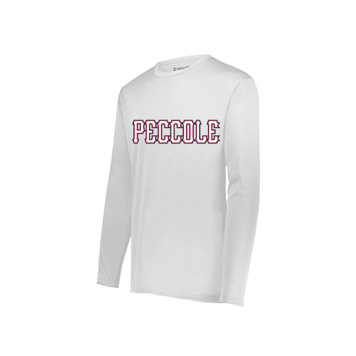 [222822.005.XS-LOGO2] Men's LS Smooth Sport Shirt (Adult XS, White, Logo 2)